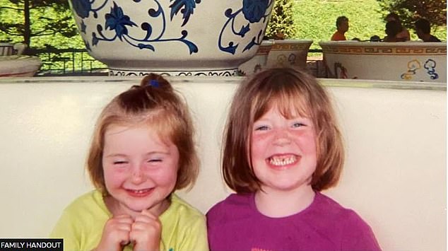 The girls (pictured together) grew up in the small rural village of Tynan in County Armagh as two of six siblings